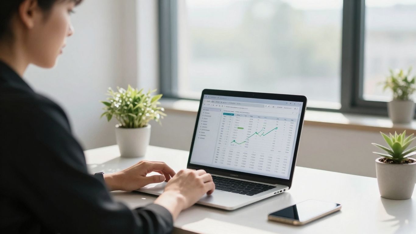 Beginner investing with Ally Invest on a laptop.