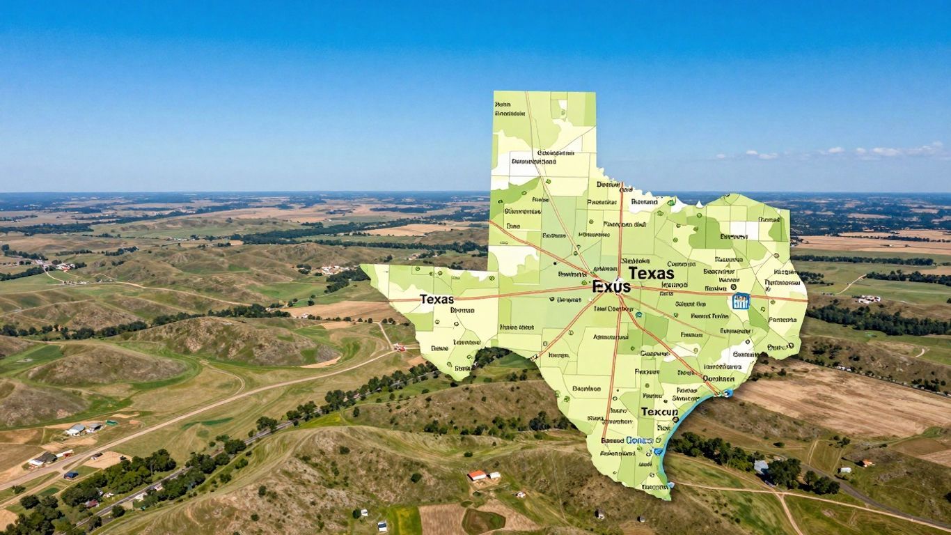 Explore Texas: A Comprehensive Map Featuring Major Cities