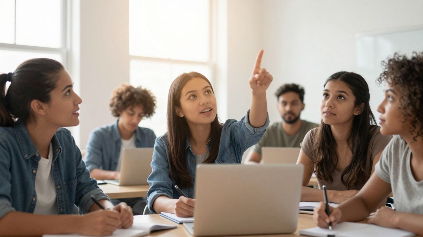 People learning about stock market basics