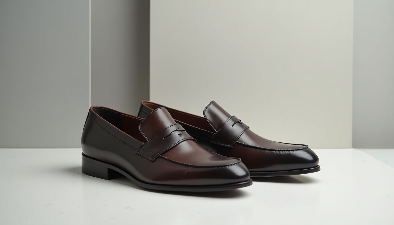 Versatile loafers suitable for office and casual wear.