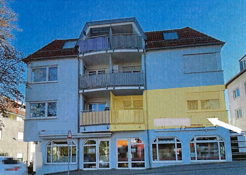 Außenansicht vorne — Unbekannt in Marbach am Neckar Grundbuch, Objektanschrift Bahnhofstraße 4