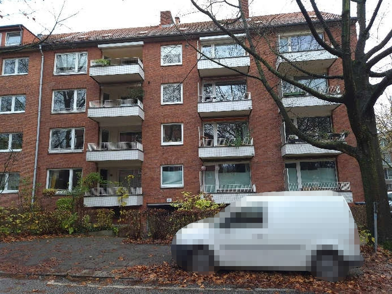 Außenansicht vorne — Eigentumswohnung in Hamburg, Eschenstieg 4-6