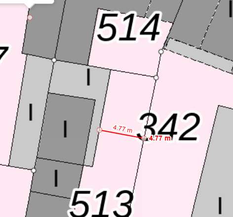Lageplan — Garage An das Blumenthalstraße 23, Köln