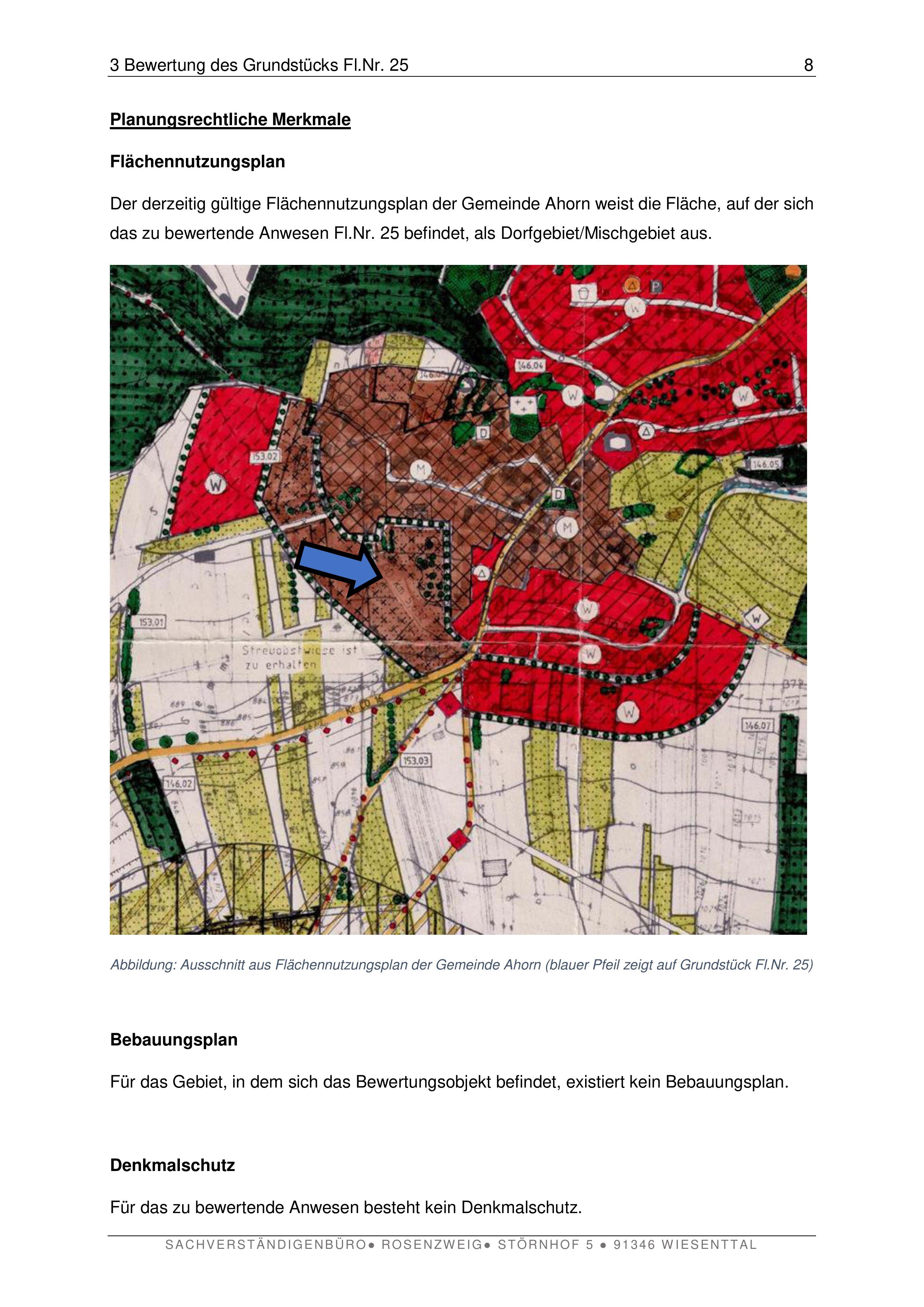 Bebauungsplan — Unbekannt in Wiesenttal, 91346