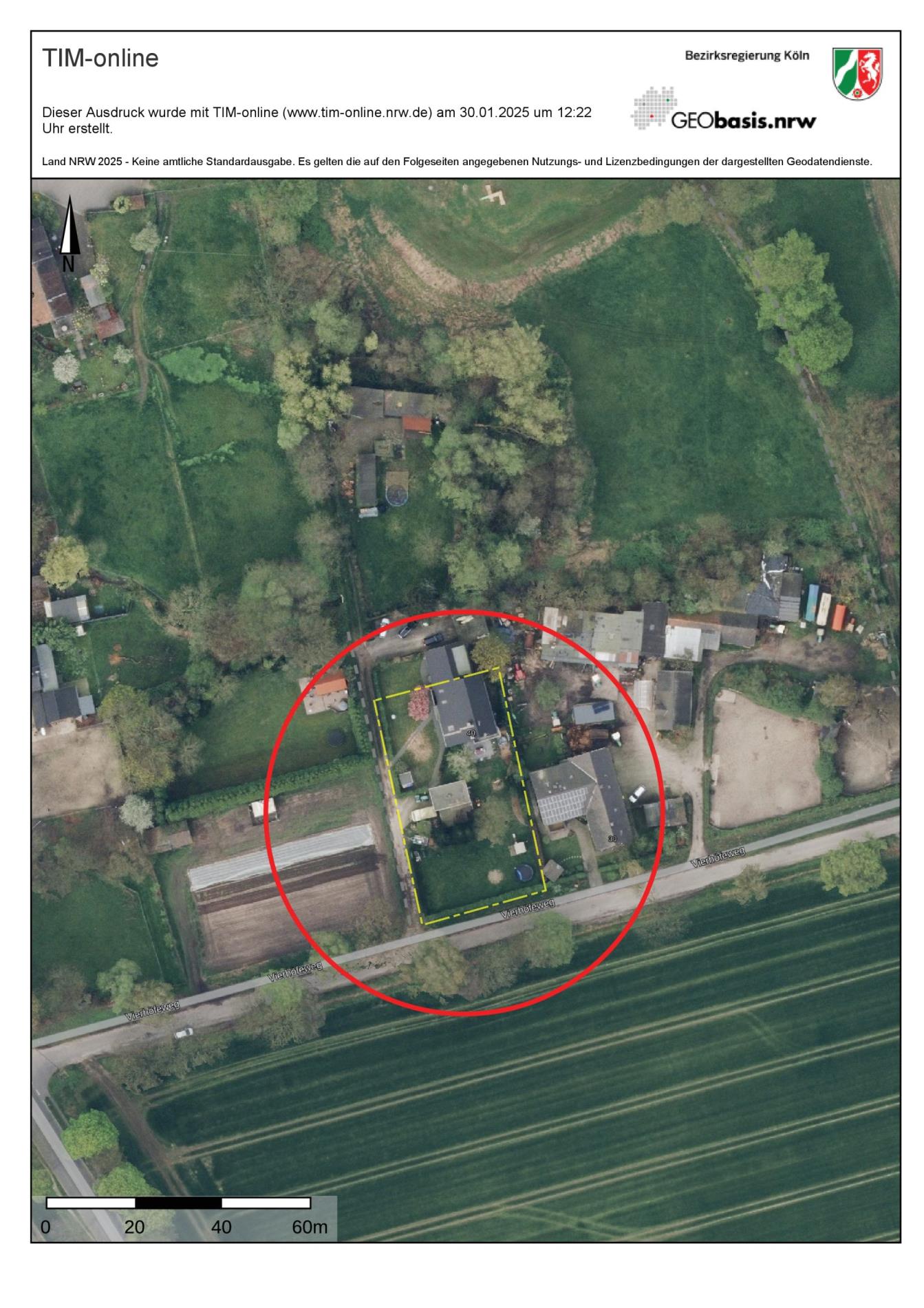 Luftbild — Zweifamilienhaus in Gelsenkirchen, 45892