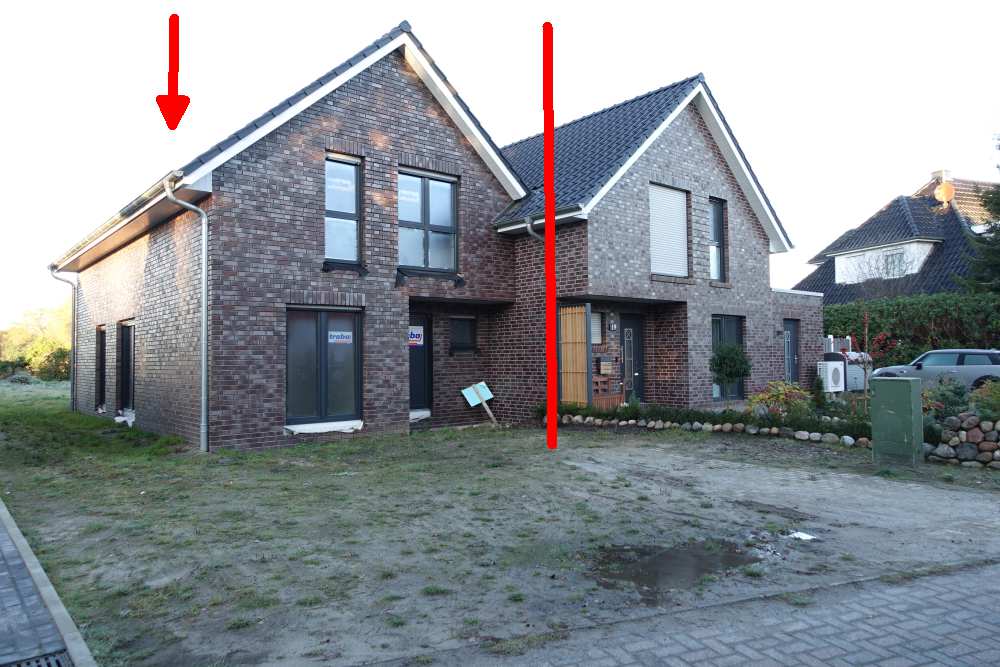 Außenansicht vorne — Doppelhaushälfte in Edewecht, Helmerich-v.-Aschwege- Str. 6