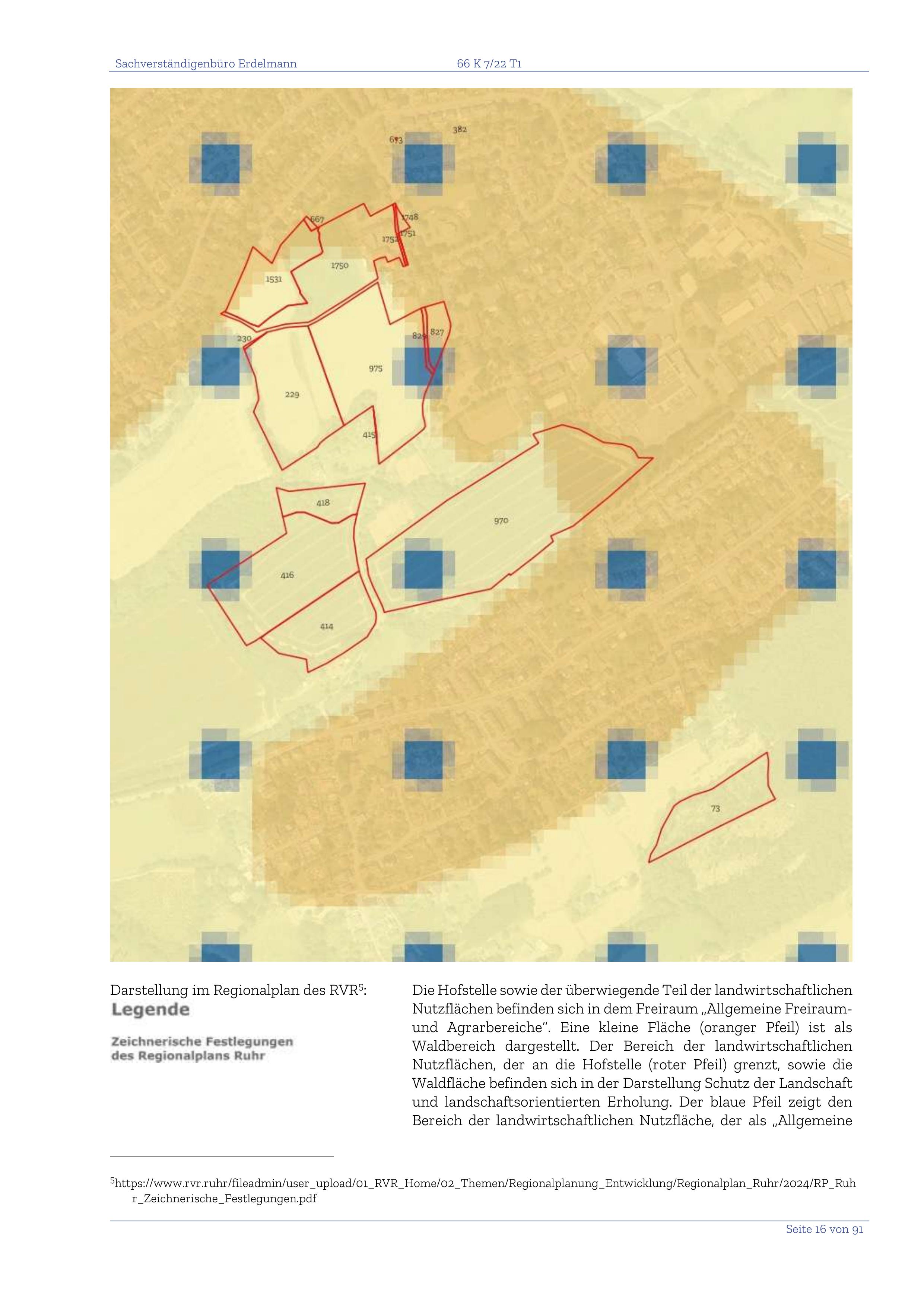 Bebauungsplan — Land- und forstwirtschaftlich genutztes Grundstück in Schwerte Holbeinweg, 58239