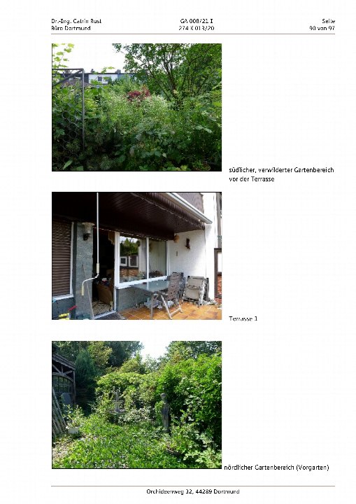 Garten — Einfamilienhaus in Dortmund, Orchideenweg 32