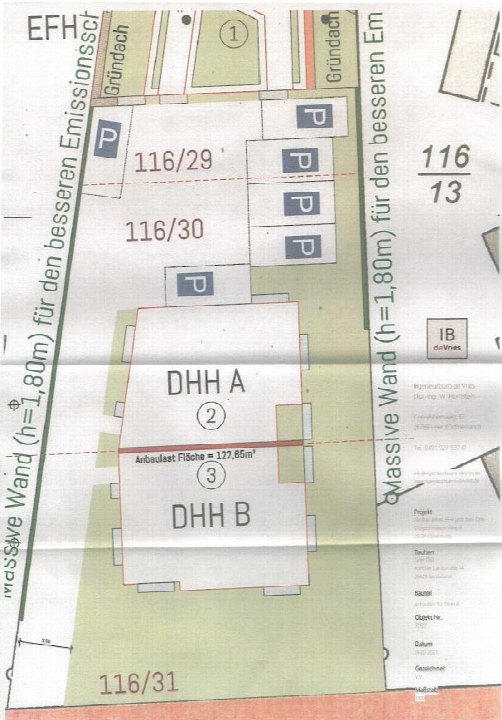 Lageplan — Unbebautes Grundstück Drögen-Hasen-Weg 8, Oldenburg