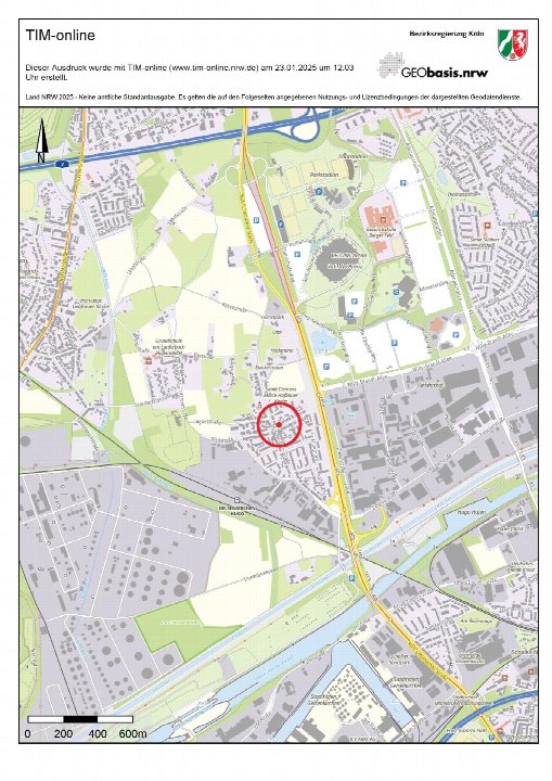 Lagekarte — Eigentumswohnung in Gelsenkirchen, 45897