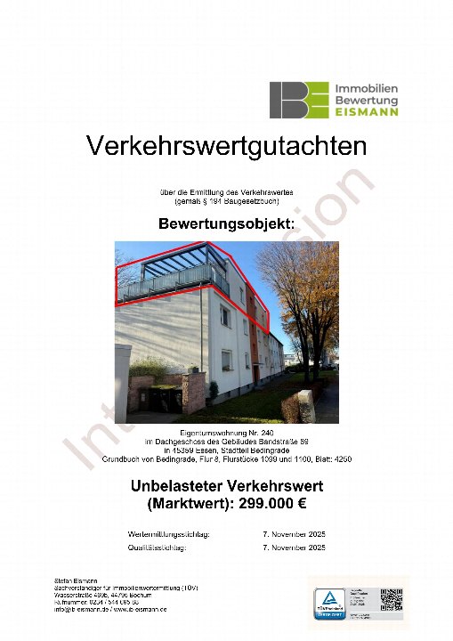 Textseite — Mehrfamilienhaus in Essen