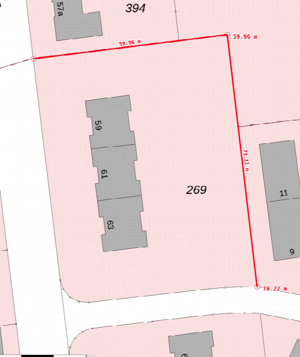 Flurkarte — Eigentumswohnung in Recklinghausen, 45663