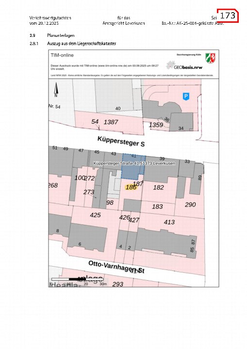 Textseite — Wohn-/Geschäftshaus in Leverkusen