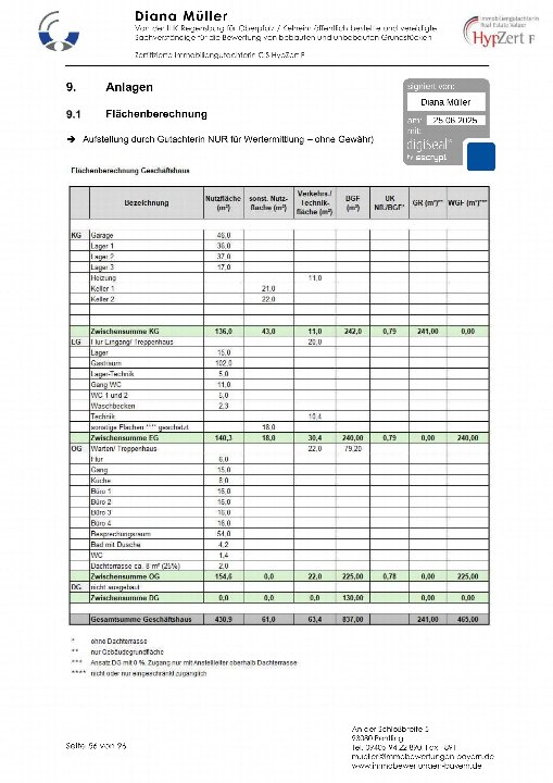 Textseite — Gewerbeobjekt in Pentling