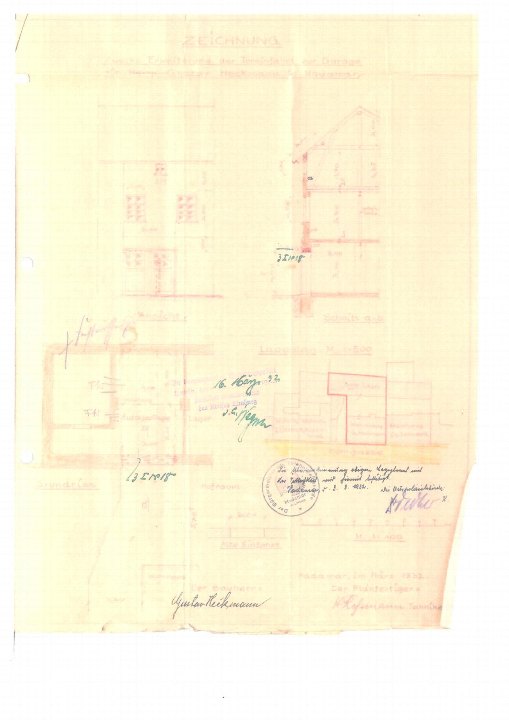 Grundriss — Mehrfamilienhaus Borngasse 32, Hadamar