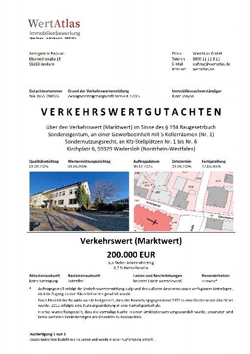 Textseite — Gewerbeeinheit (z.B. Laden, Büro) in Wadersloh