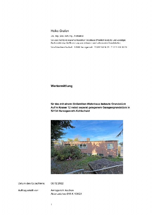 Textseite — Einfamilienhaus in Herzogenrath