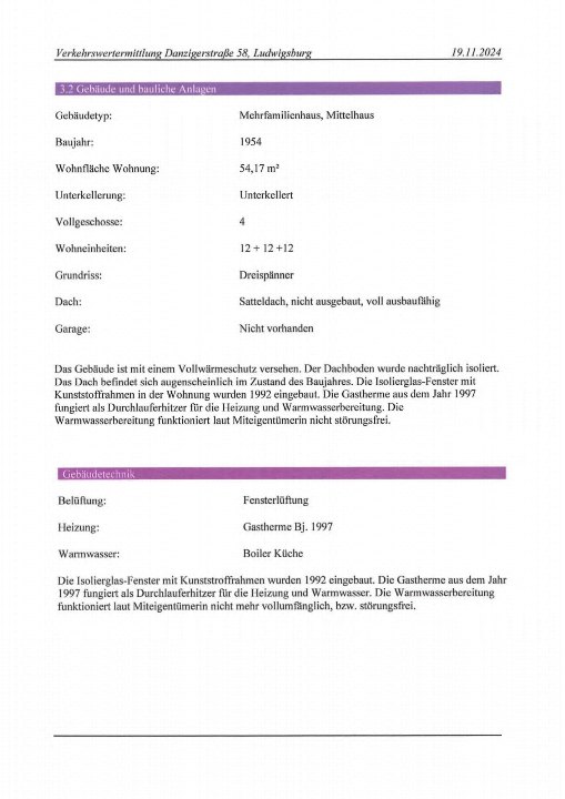 Textseite — Mehrfamilienhaus in Ludwigsburg