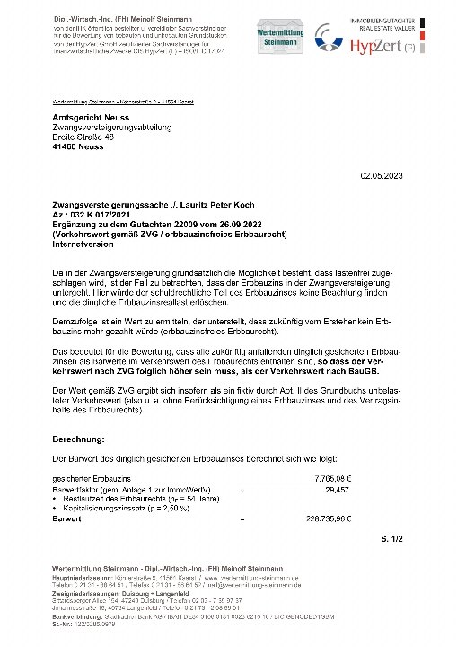 Textseite — Einfamilienhaus in Liedberg