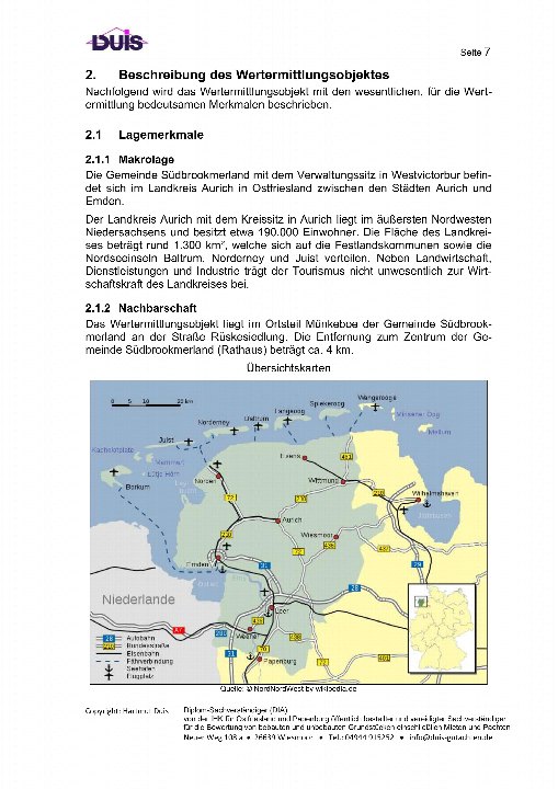 Textseite — Einfamilienhaus in Südbrookmerland