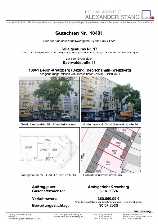 Textseite — Eigentumswohnung in Berlin
