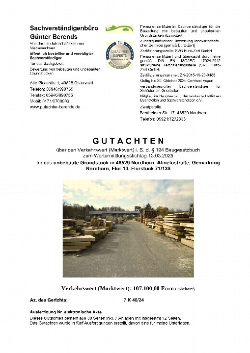 Textseite — Gewerbeeinheit (z.B. Laden, Büro) in Nordhorn